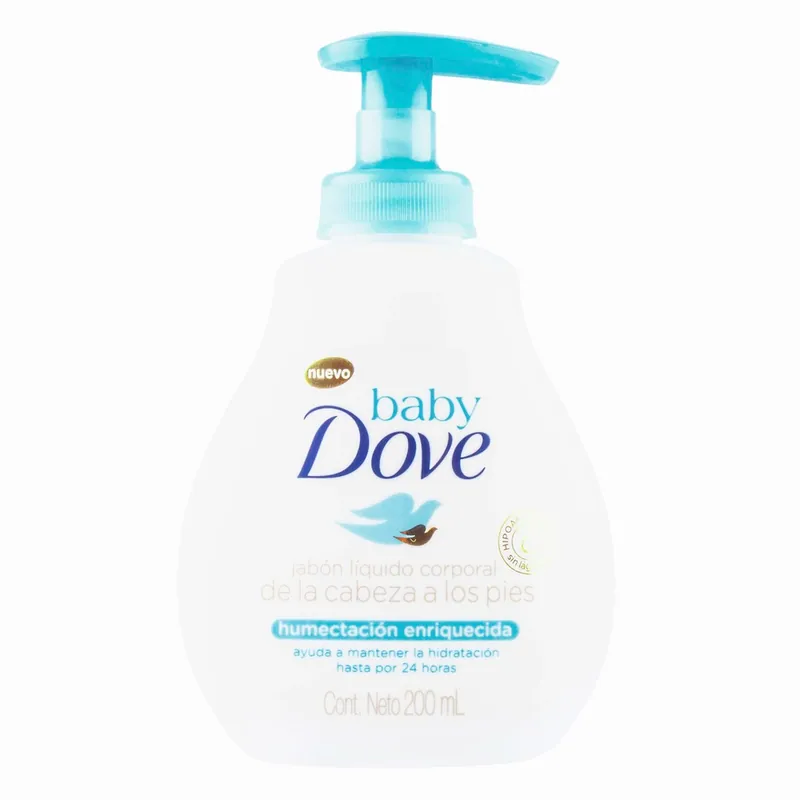 Jabon Dove Baby Liquido Humec Enri 200 mL