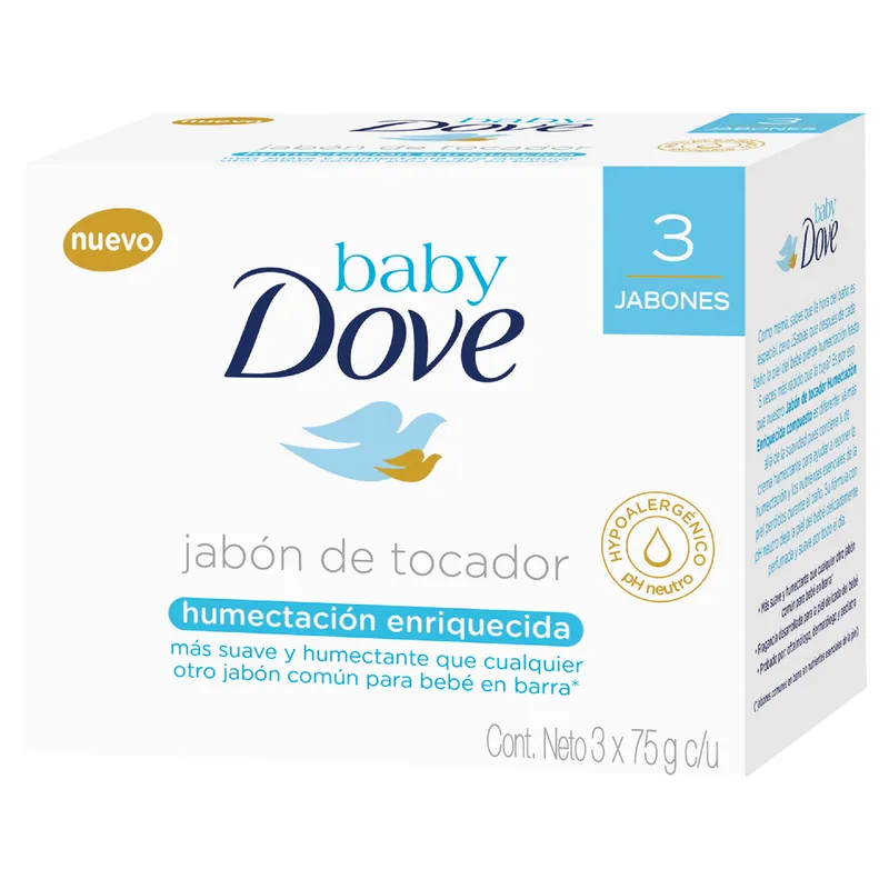 Jabones Dove Baby Humectaci Enri 75 g