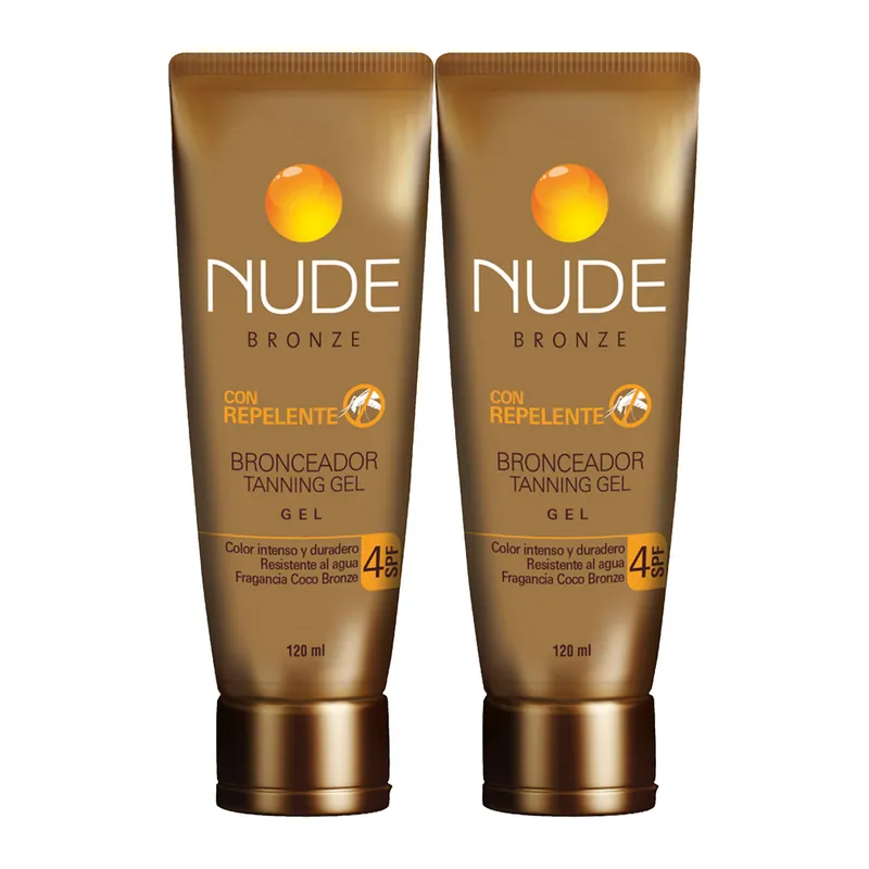 Bronc Nude Bronze Gel Spf 4 120 mL 2x P E