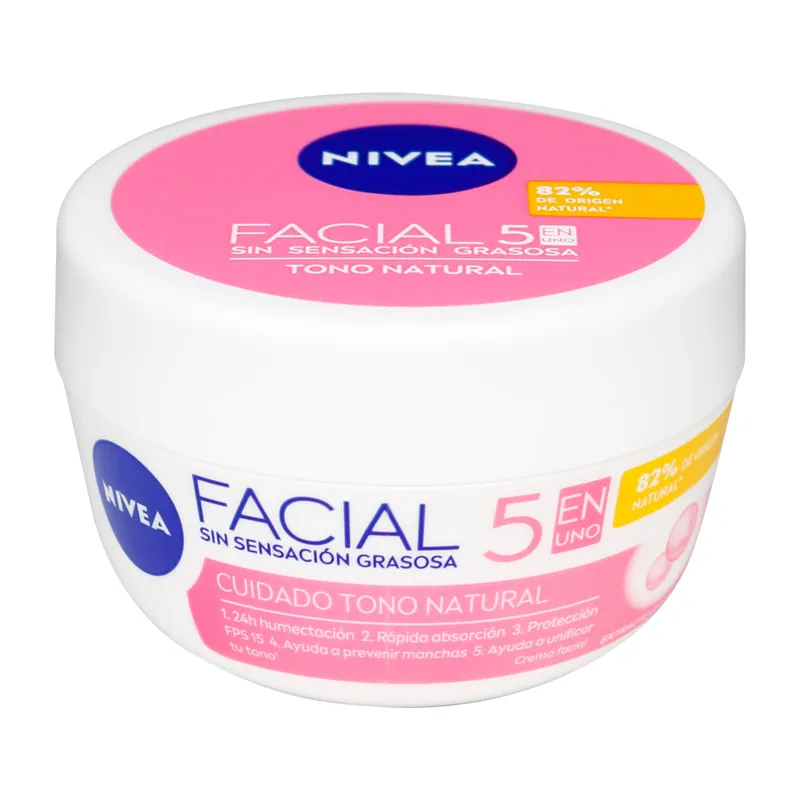 Crema Nivea Cui Facial Ton Natural 50 mL