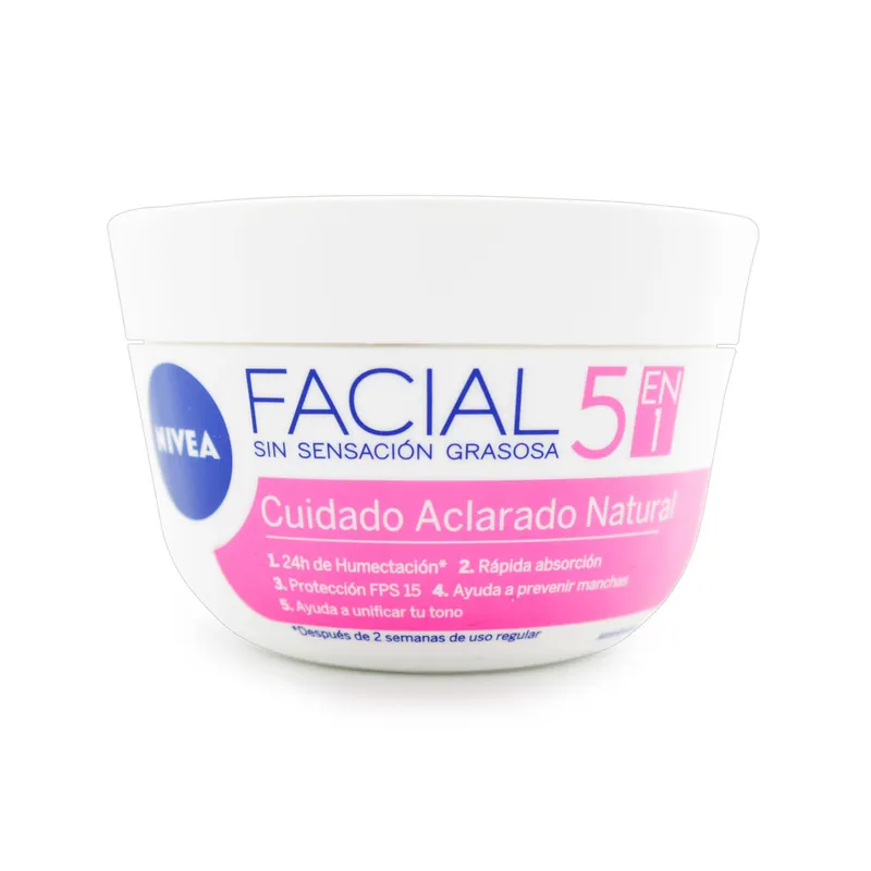 Cre Nivea Cui Facial Tono Natural 100 mL