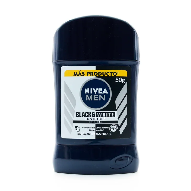 Desodorante Nivea Barra Invisi Black Whi 50 g H