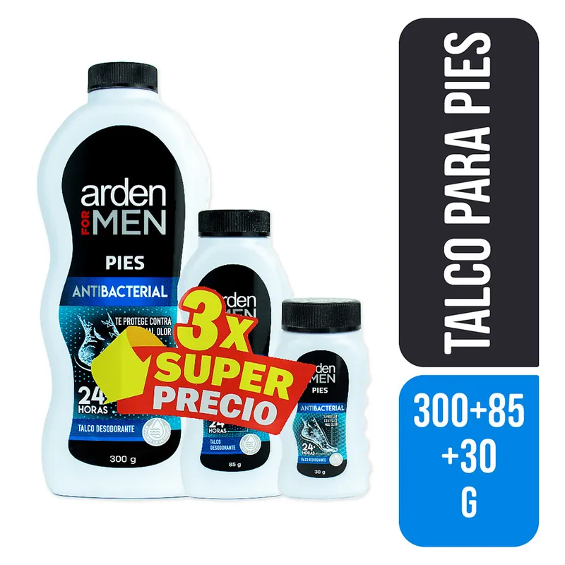 Talco Afm 300 g+85 g+30 g Sup Pre