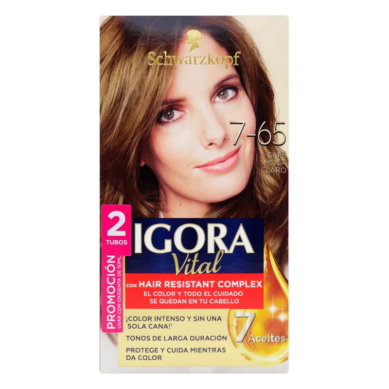 Igora Vital D Tubo 7-65 Cafe Moca Claro
