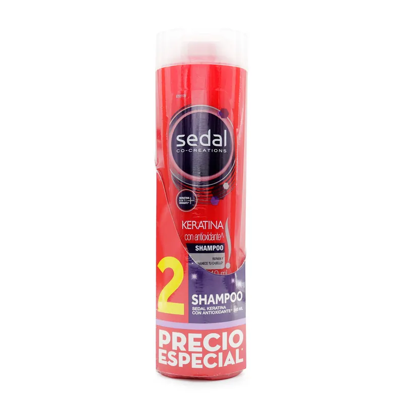 2cha Sedal Keratina Antioxi 340 mL P E