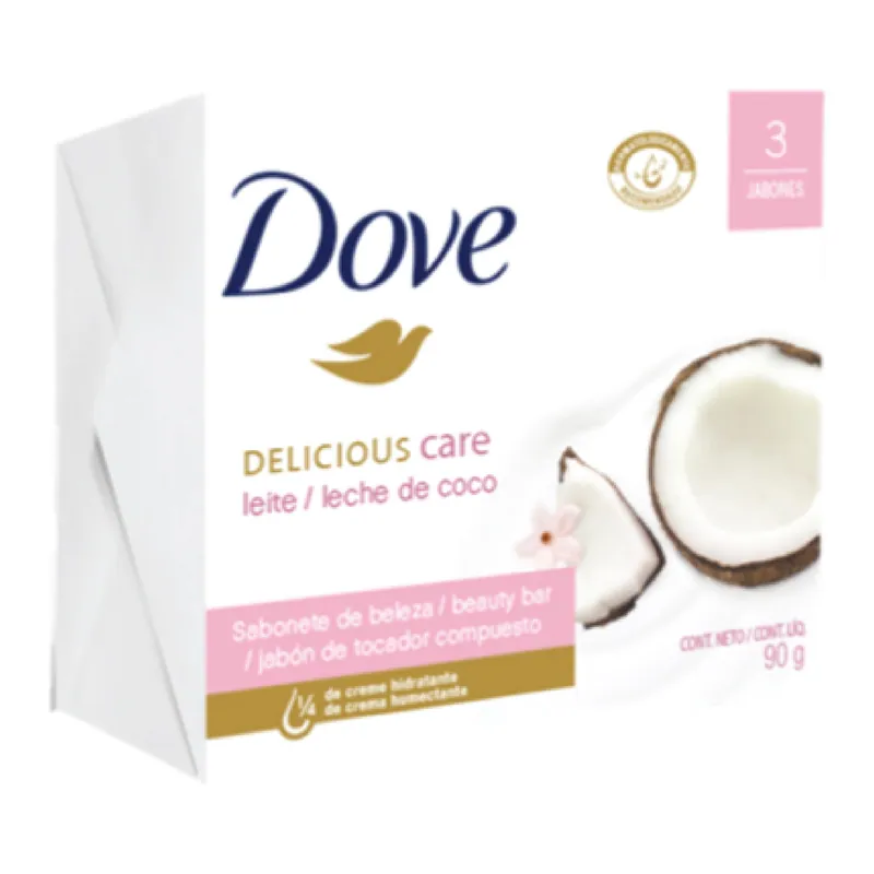 Jabón Dove Leche de Coco 90 g