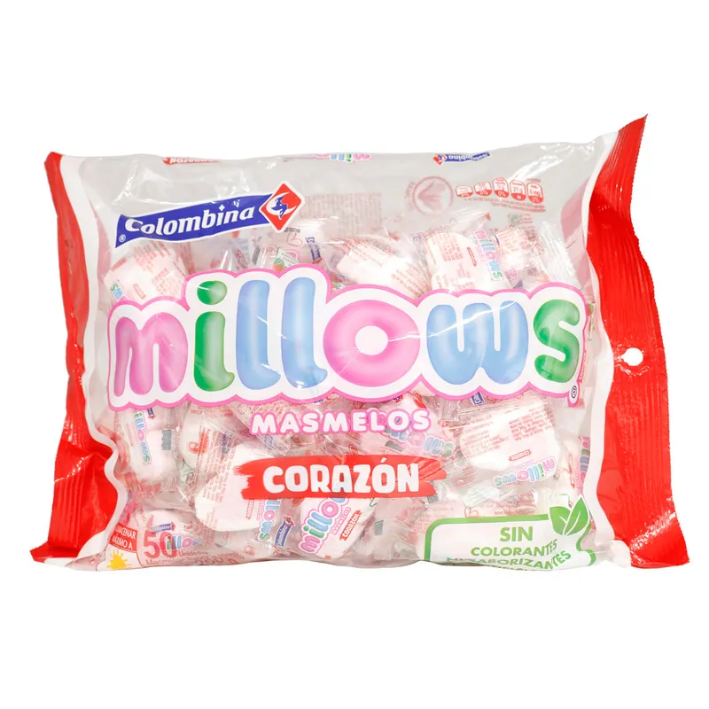 Masmelo Millows Corazon 50 unidades