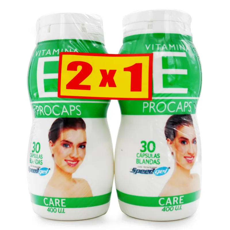 Vitamina E 400 UI 30 unidades Pague 1 Lleve 2