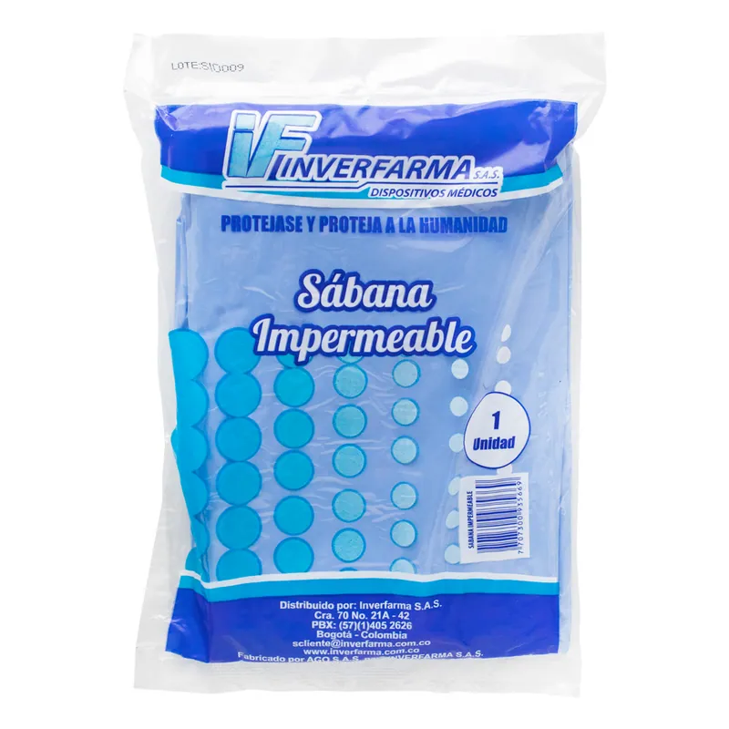 Sabana Impermeable 1 unidades Inverfarma