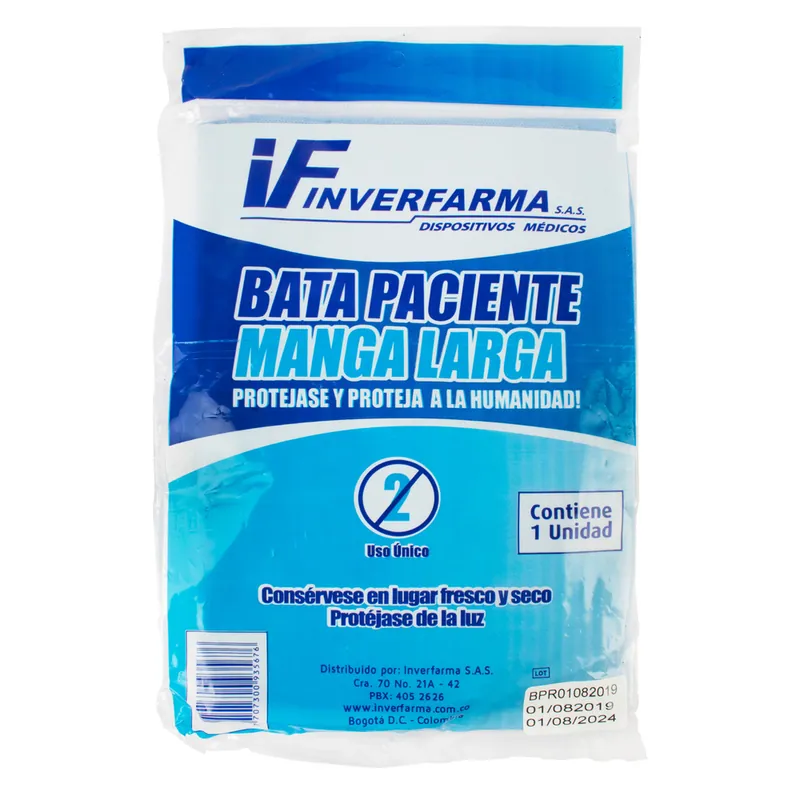 Bata Pac Azul Man Larg 1ud T Uni Inverf
