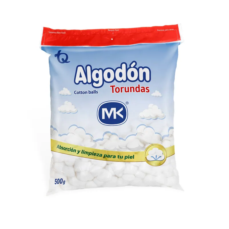 Algodón Pomos Hospitalario 500 g MK