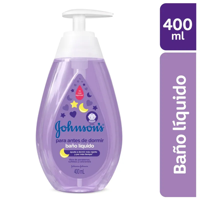 Baño Liquido Jj Baby Antes D Dormi 400 mL