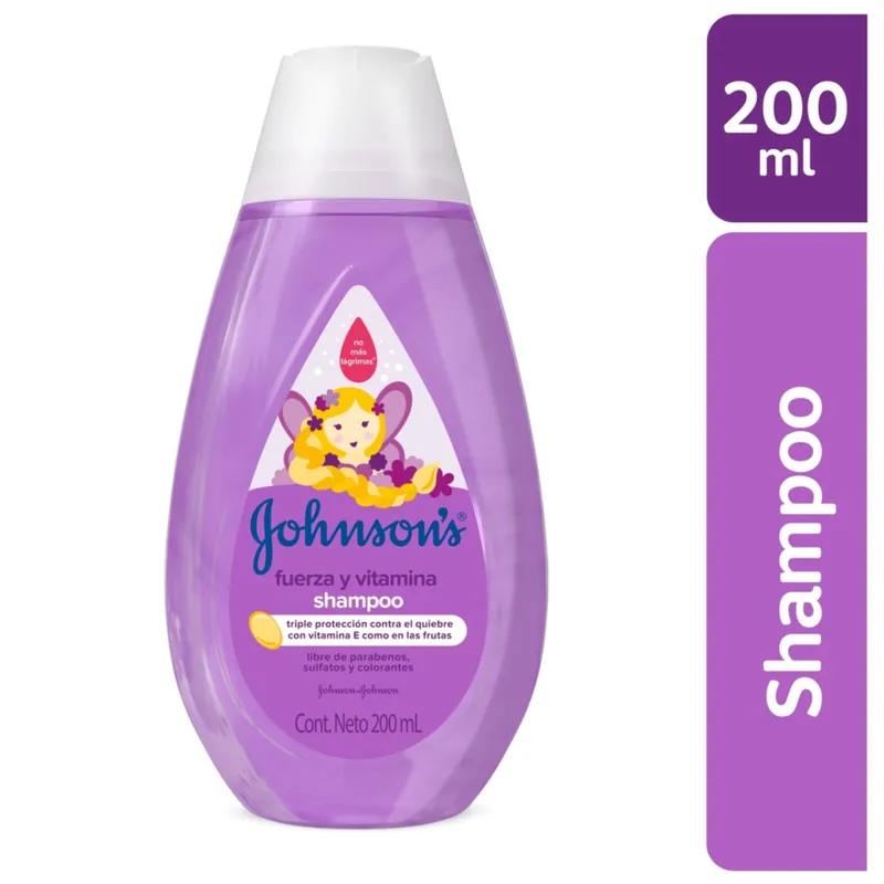 Champú Jj Baby Fuerza y Vitamina E 200 mL