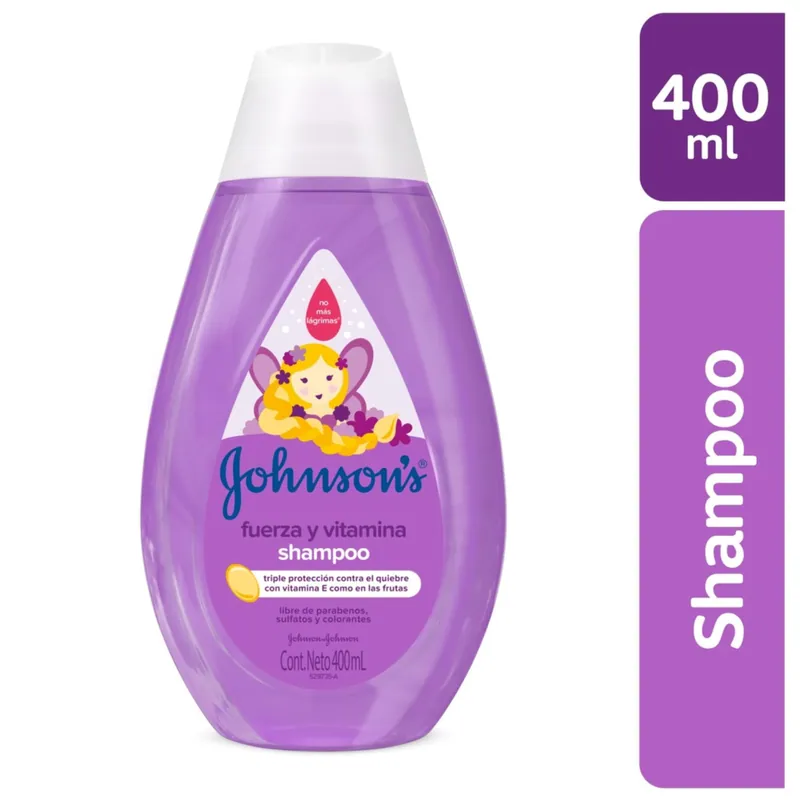 Champú Jj Baby Fuerza y Vitamina E 400 mL