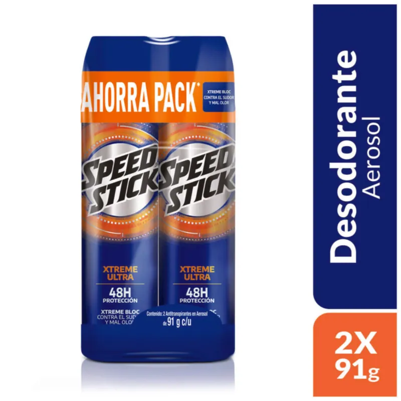 Desodorante Mennen spray 24/7 Extre 91 g E Pack