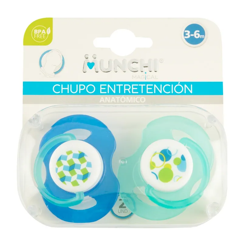 Chupo Munich Magi Anatomico 3-6 2 unidades
