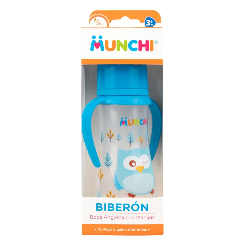 Biberon Munchi B Angosta C Manij 8 Oz