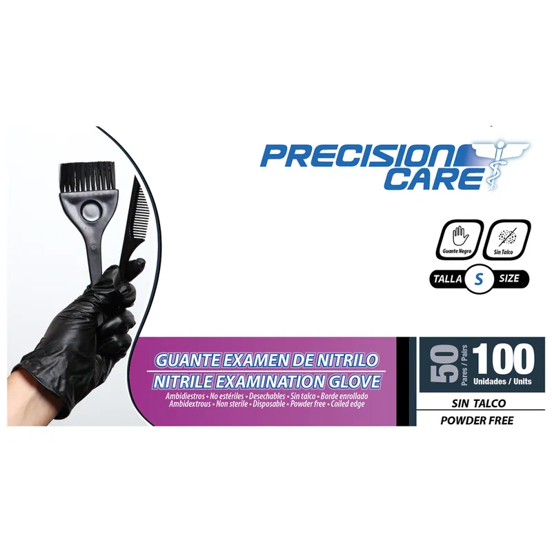 Guante Nitri precisión Negro S 100 unidades