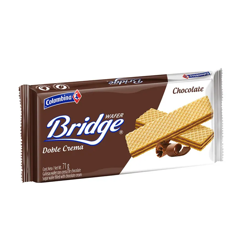 Galleta Wafer Bridge Chocolate 71 g