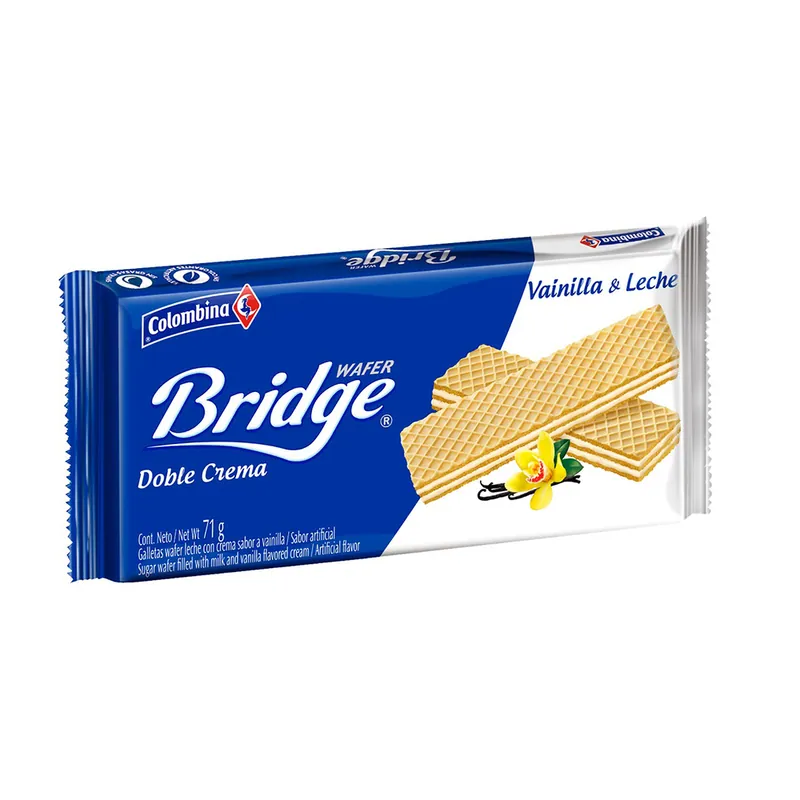 Galletas Waffer Bridge Vainilla 71 g