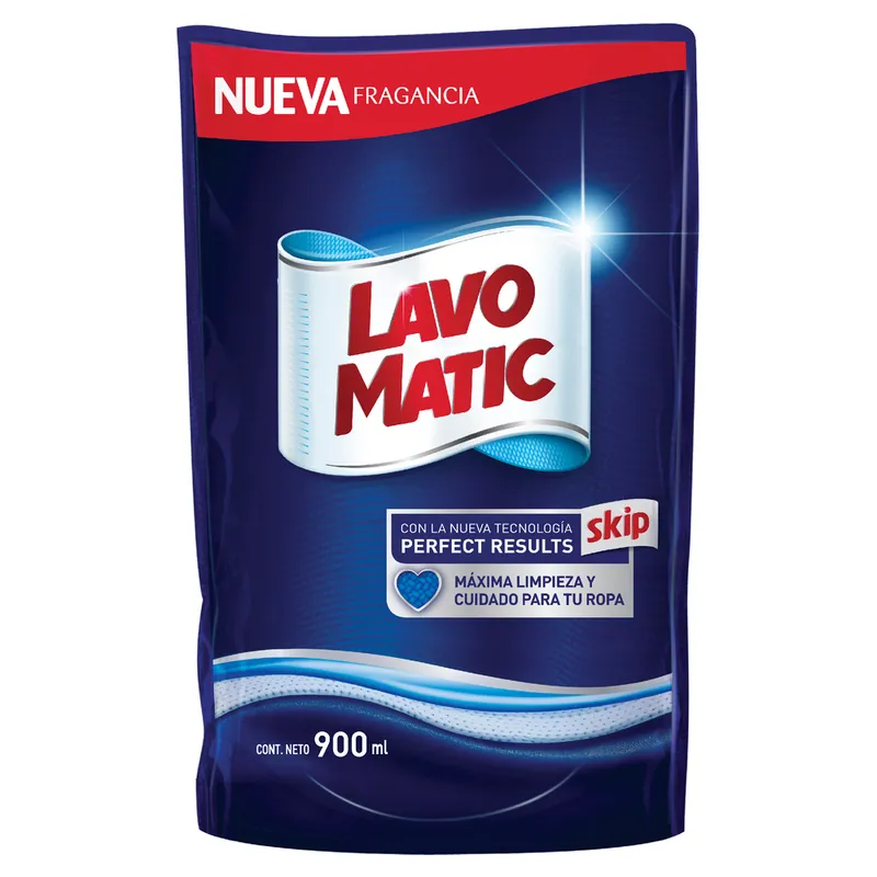 Deterg Lavomatic Liquido Doy Pack 900 mL