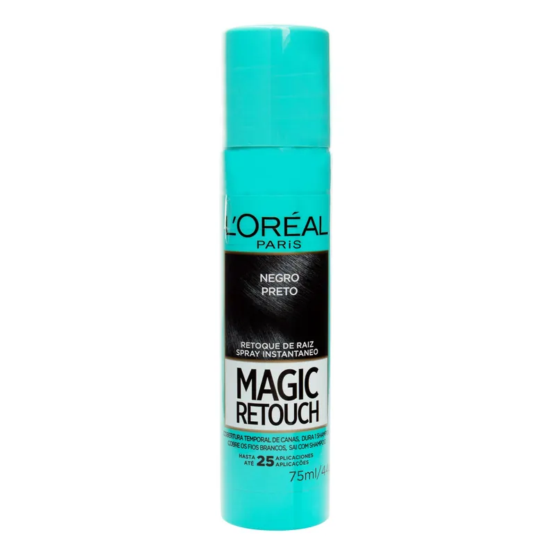 Magic Retouch Spray Negro 75 mL