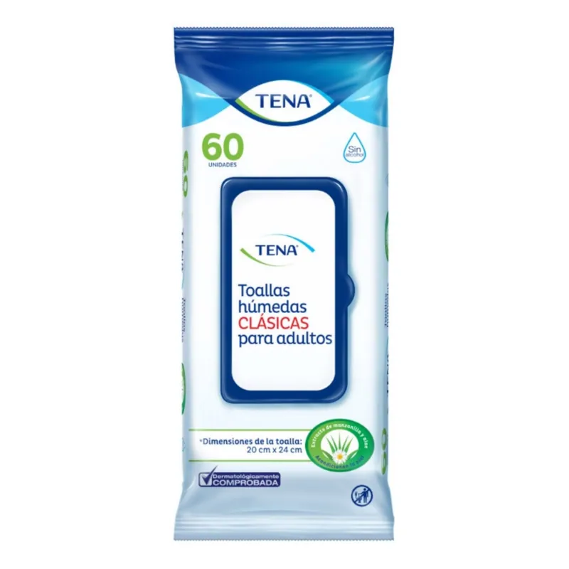 Toallas Humedas Tena Clasicas 60 unidades