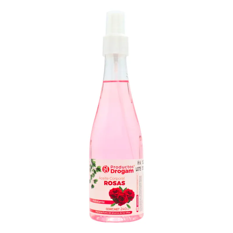 Aceite Corporal Rosas 240 mL Drogam