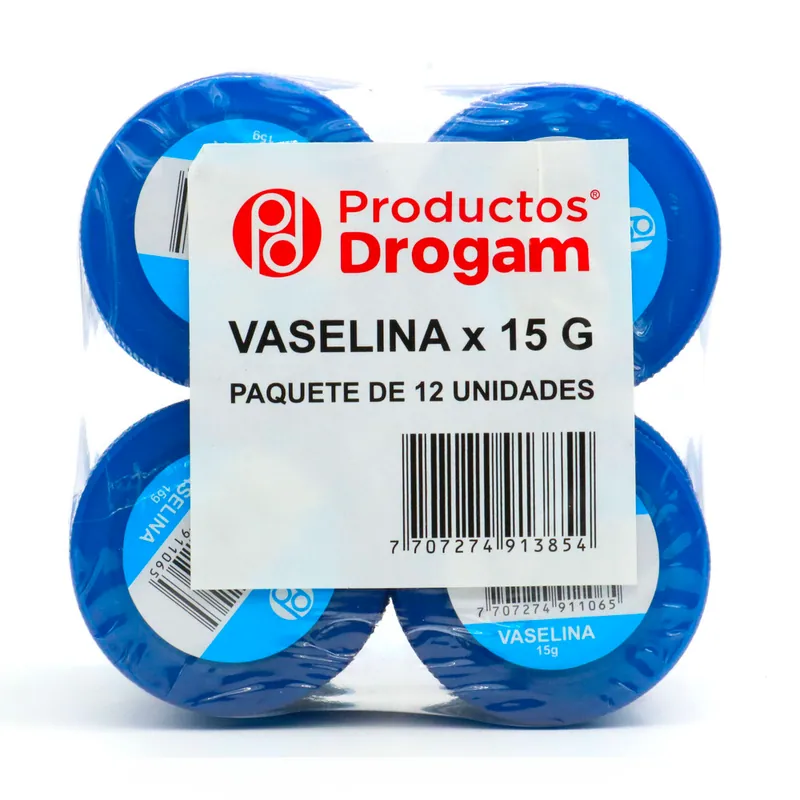 Vaselina Drogam 15 g 12 unidades