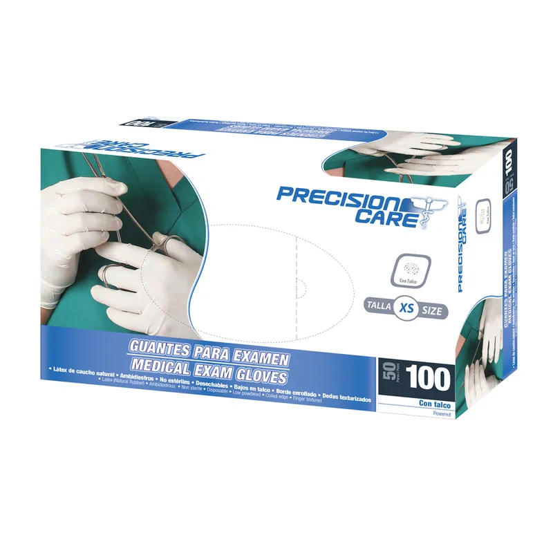 Guante Desech precisión Latex 100 unidades Xs