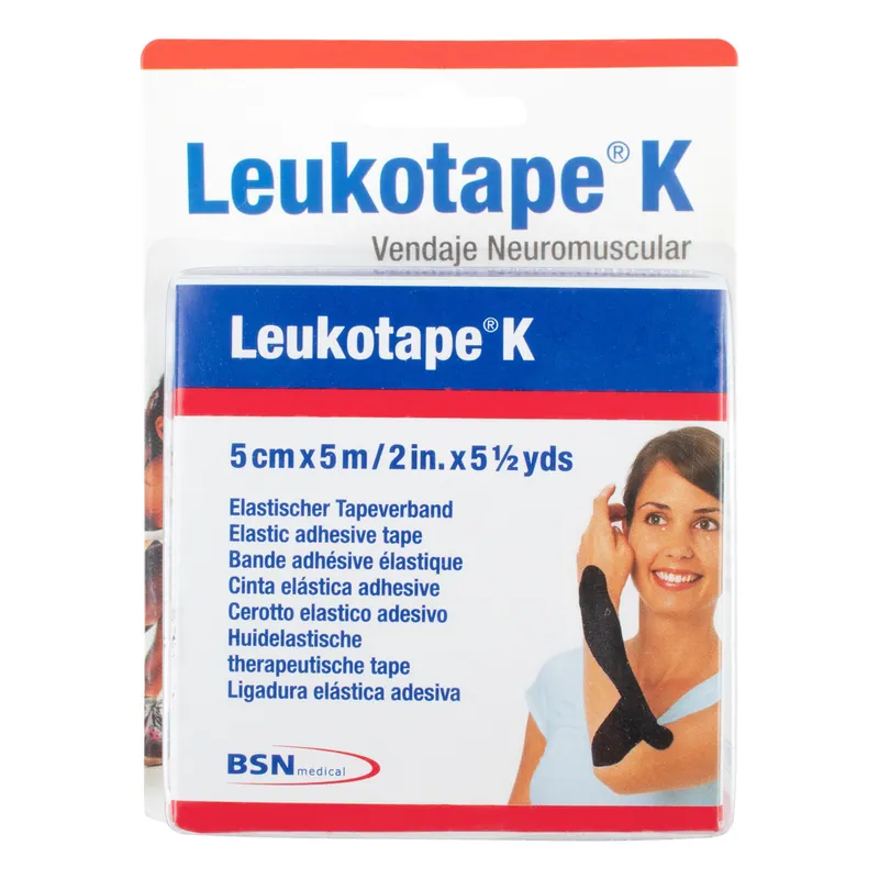 Leukotape K 5cm x 5m Negro