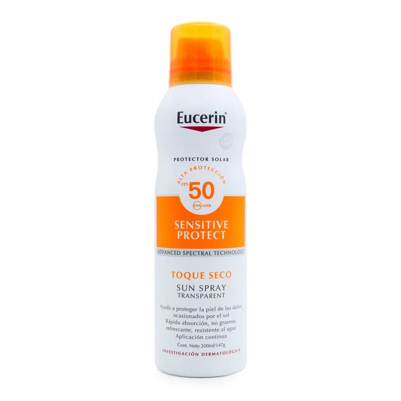 Eucerin Sun Spray Toque Sec Fps 50 200 mL