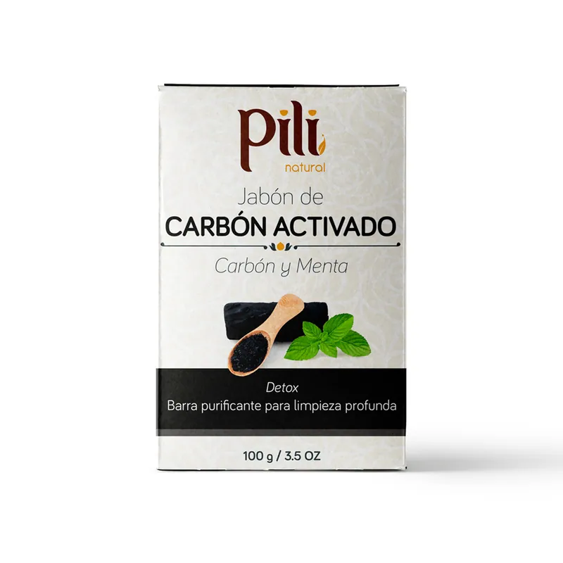 Jabon Pili Carbon Activo 100 g