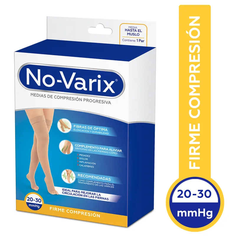 Media Unisex Novarix 20-30mmhg Beige T S
