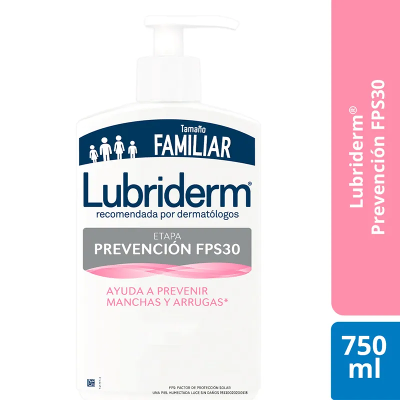 Lubriderm prevención Fps 30 750 mL