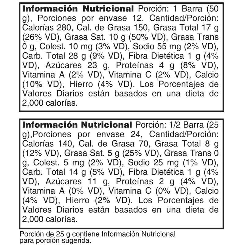 Chocolatina Burbujet 50 g 12 unidades