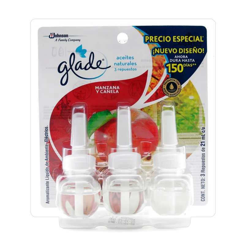 Ambientador Glade 3 Rep Aceite P E