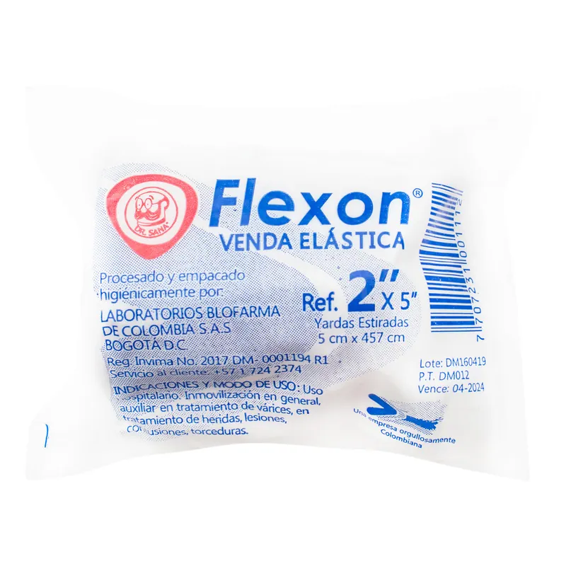 Venda elástica Blanca Flexon 2x5