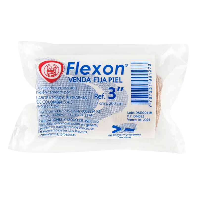 Venda Flexon Fija Color Piel 3x5