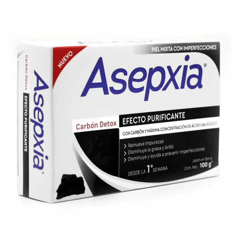 Jabon Asepxia Carbon Detox 100 g