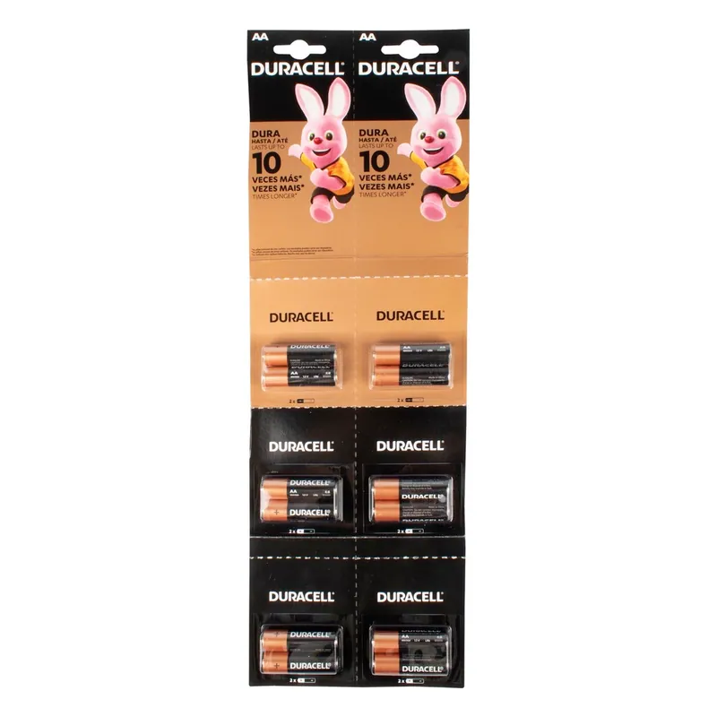 Pila Duracell Alkalina Aa x 2 6 unidades