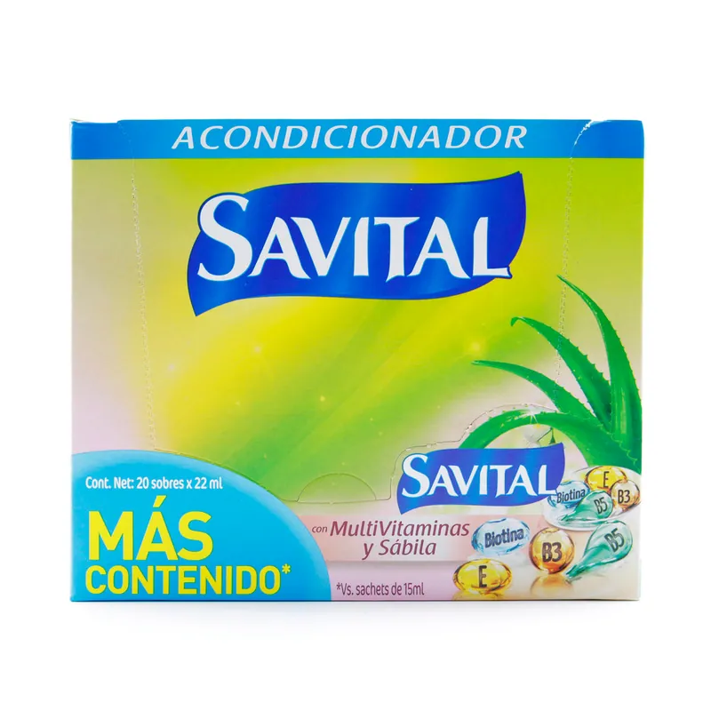 Acondicionador Savital Multivitam Sabi 22 mL 20sbs