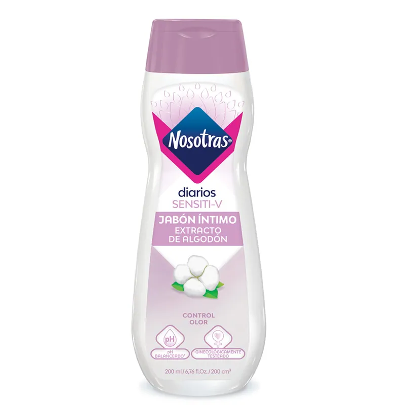 Jabon Intimo Nosotras Sensiti-V 200 mL