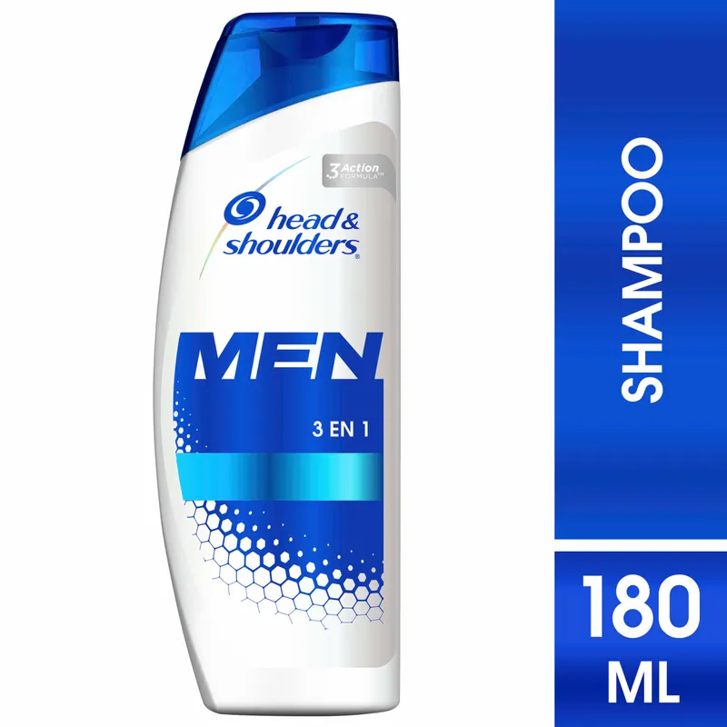 Champú Head-Shoulders Men 3 en 1 180 mL