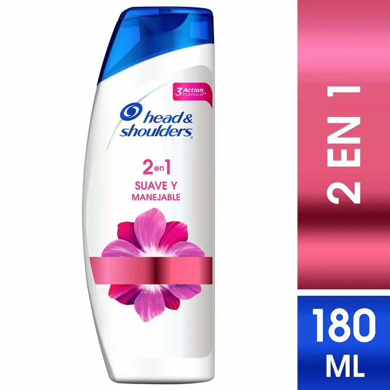 Champú Head-Shoulders 2 1 Suave Man 180 mL
