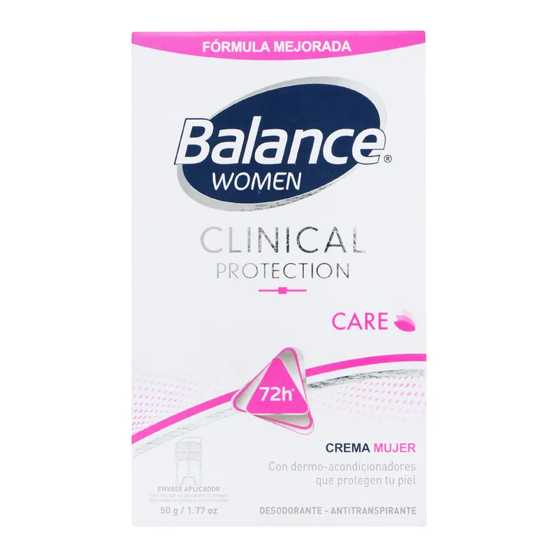 Desodorante Balance crema Clinical Care Wom 50 g