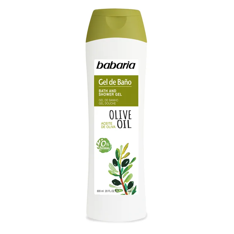 Gel de baño Babaria Aceite Oliva 600 mL