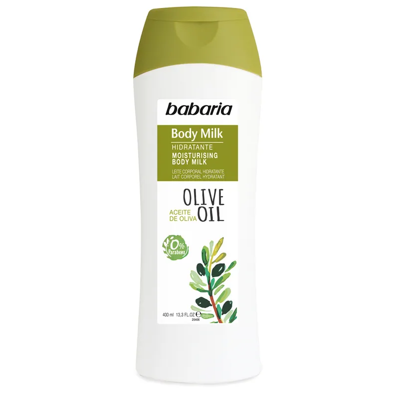 Cre Babaria Body Milk Aceite Oliva 400 mL