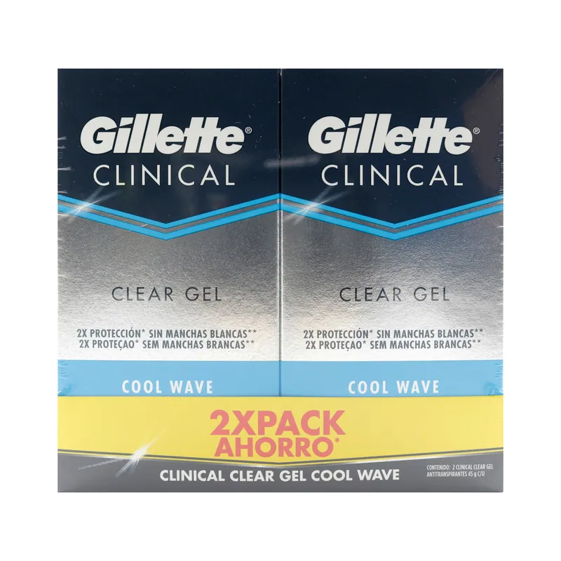 Desodorante Gillette Clini Gel Cool Wave 45 g