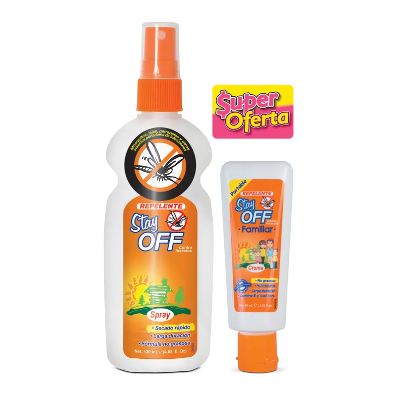 Repelente Stay Off Adul 120+rep CR 60 mL